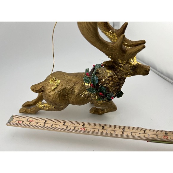 Home Decorative‎ Santa Claus Head and Flying Reindeer Christmas Tree Ornaments - Picture 8 of 9